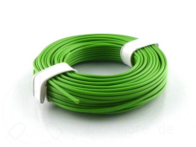 10 Meter Kabel Litze flexibel Grn 0,25 mm (Ring)