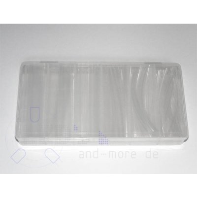 (Set) Schrumpfschlauch Set transparent 100-teilig in praktischer Box