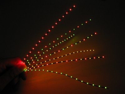 Miniatur Flexband Rot, 12-16 Volt Ultraslim Kirmesbeleuchtung