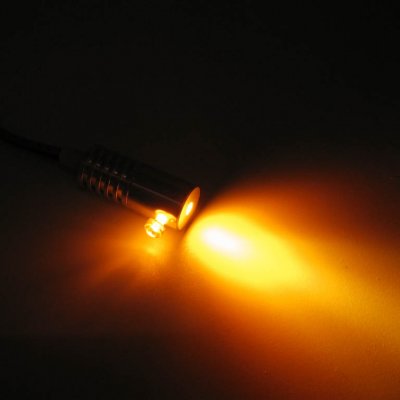 LED Adapter fr Lichtwellenleiter Lichtleiter LWL Leuchtfarbe Gelb