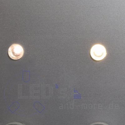 Transparente Einbaufassung mit Abdeckung / Kappe  fr 5mm LEDs
