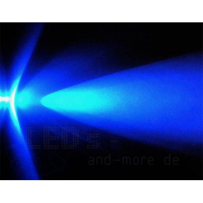 Ultrahelles 5mm LED Blau 11000 mcd 30