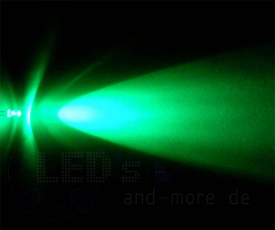 SET 100x ultrahelles 5mm LED Grn 15000 mcd 25