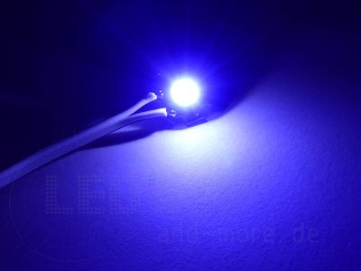 Highpower LED 1 Watt UV Schwarzlicht 390nm 10 Lumen 140