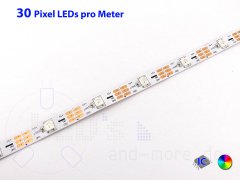 Pixel LED-Stripe RGB WS2812 500cm/150LEDs 30/m 5V...