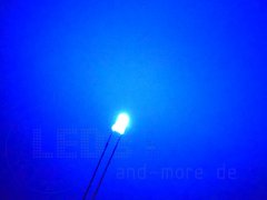 3mm Blink LED Blau diffus 1200mcd 60 selbstblinkend...