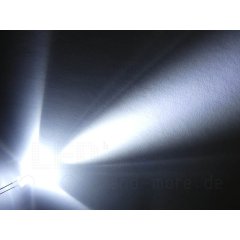 5mm LED Weiss 35000 mcd 30 extra hell 6000K