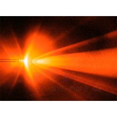 klares Ultrahelles 3mm LED Orange 3000 mcd 20
