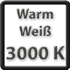 Farbtemperatur 3000 Kelvin Warmwei