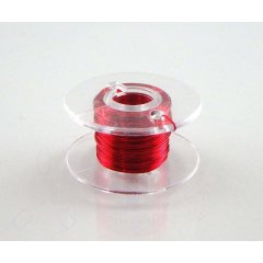 Extra dnn 10 Meter Mini Rolle KupferLackdraht 0,1 mm Rot