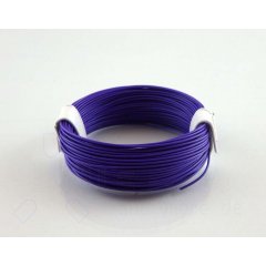 10 Meter Kabel Lila 0,04mm flexibel (Ring)