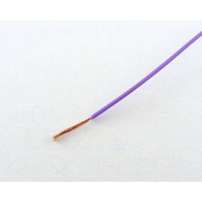 25 Meter Kabel Lila 0,05 mm hochflexibel (Spule)