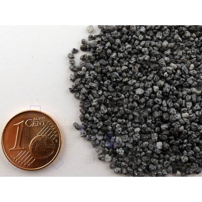 200g Naturschotter Granit grau gemischt  1,2 - 1,8mm Spur H0