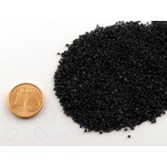 200g Naturschotter Basalt schwarz  1,0 - 1,5 mm Spur N