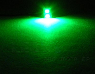 Moba Haus-Beleuchtung Grn mit 2 LEDs 5 - 24 Volt
