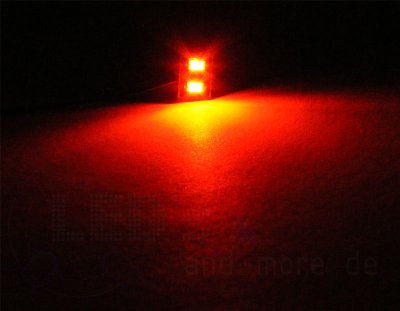 Moba Haus-Beleuchtung Orange mit 2 LEDs 5 - 24 Volt