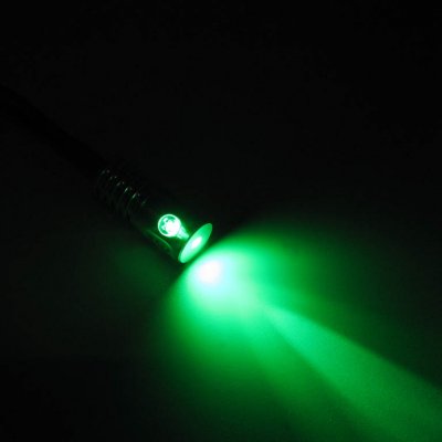 LED Adapter fr Lichtwellenleiter Lichtleiter LWL Leuchtfarbe Grn