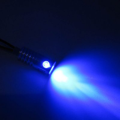 LED Adapter fr Lichtwellenleiter Lichtleiter LWL Leuchtfarbe Dunkelblau