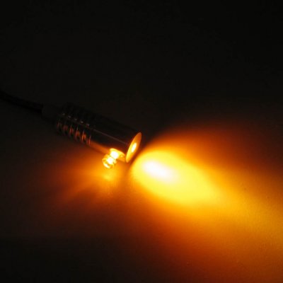 LED Adapter fr Lichtwellenleiter Lichtleiter LWL Leuchtfarbe Gelb