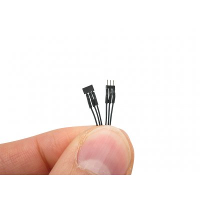 Micro Steckverbinder mit 0,04mm Litze 1x3pol RM 1,0 Stecker + Buchse verkabelt