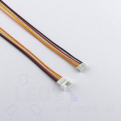 Micro JST Kabel mit Buchse + Stecker, 5-polig RM 2,0mm PH...
