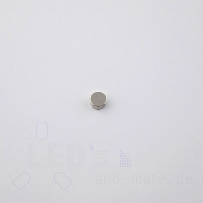 Magnet Scheibe 8x3mm vernickelt Scheibenmagnet 1100g N45 Neodym