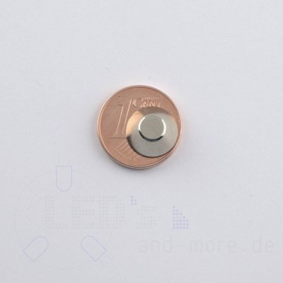 Magnet Konus 10/5x4mm vernickelt, 1000g, N45 Neodym