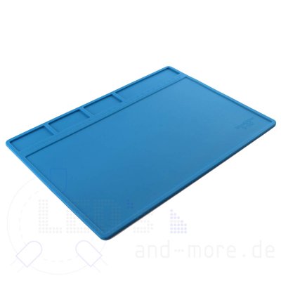 Silikon Unterlage Ltmatte 20x28cm hitzebestndig antistatisch blau