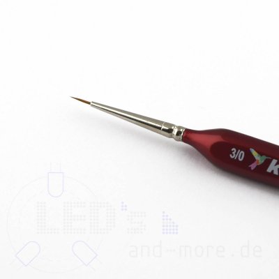 Sehr feine Pinsel fr Modellbau mit Rotmarderhaar Kolibri 3/0 = 1,4 mm