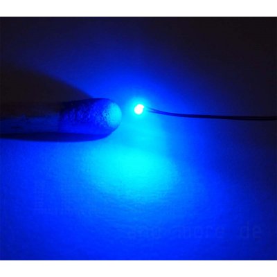 SMD LED mit Anschlussdraht 0201 Blau 25mcd 145