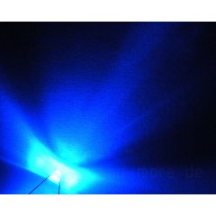 1,8mm LED Axial Blau ultrahell klar 2300 mcd 16
