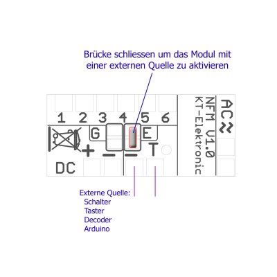 6 Kanal Nano Funktions Modul Bahnbergang schnell fr Moba 10,3x23,4x2,9mm Muster 011