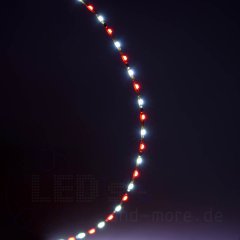20cm zweifarbiges Flex-Band ultraschmal 39 LEDs 12V Rot /...