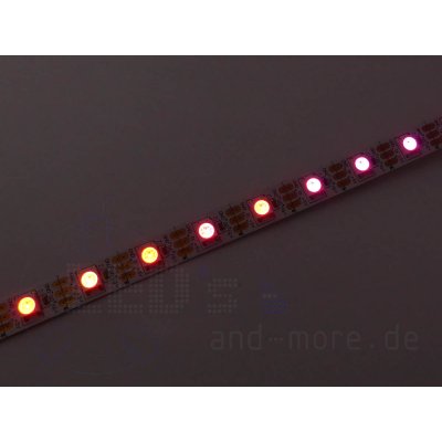 Pixel LED-Stripe RGB WS2812 500cm/300LEDs 5V steuerbar schwarz