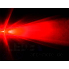 5mm schnelles Blink LED Rot klar 4000 mcd 30 Strobe...
