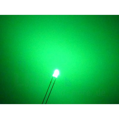 3mm Blink LED Grn diffus 2200mcd 60 selbstblinkend 1,8-2,3Hz