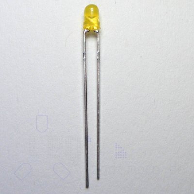 3mm LED Gelb Diffus 60 Low Current