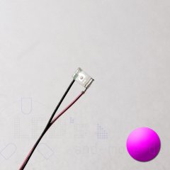 SMD LED mit Anschluss Draht 0603 Pink 120 mcd 120