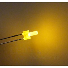 Diffuses 2,0 mm Tower LED, Gelb, 45 mcd 100