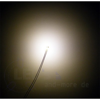 0805 SMD Blink LED Warm Wei mit Anschluss Draht, 450 mcd, 120