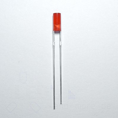 3mm LED Diffus Zylindrisch Rot 150 mcd 110