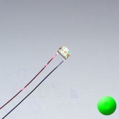 SMD LED mit Anschluss Draht 0805 gelblich Grn 80 mcd 120