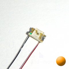 SMD LED mit Anschlussdraht 1206 Orange 150 mcd 120