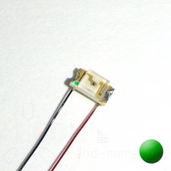 SMD LED mit Anschlussdraht 1206 Tiefgrn 300 mcd 120