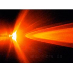 Ultrahelles 5mm LED Orange 6000 mcd 20