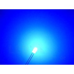 5mm Blink LED Blau diffus 4000mcd 60 selbstblinkend...