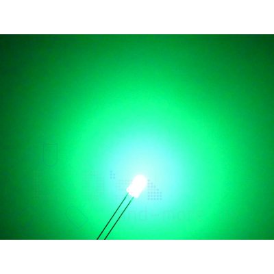 5mm Blink LED Grn diffus 6000mcd 60 selbstblinkend 1,8-2,3Hz