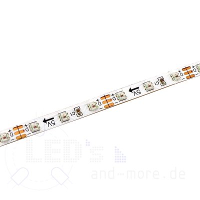 Pixel LED-Stripe RGB WS2812 100cm 5V steuerbar wei extra schmal