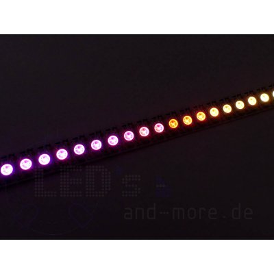 Pixel LED-Stripe RGB WS2812 100cm/144LEDs 5V steuerbar wei