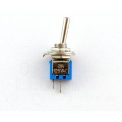 Micro Kippschalter Miniatur 125V / 3A EIN - AUS, 1 Polig